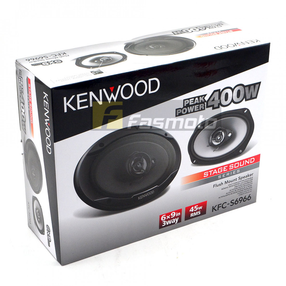 Genuine Kenwood Kfc S X Inch Way Speakers W Rms Flush Mount