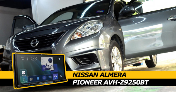 Nissan Almera N Pioneer Avh Z Bt Head Unit Install