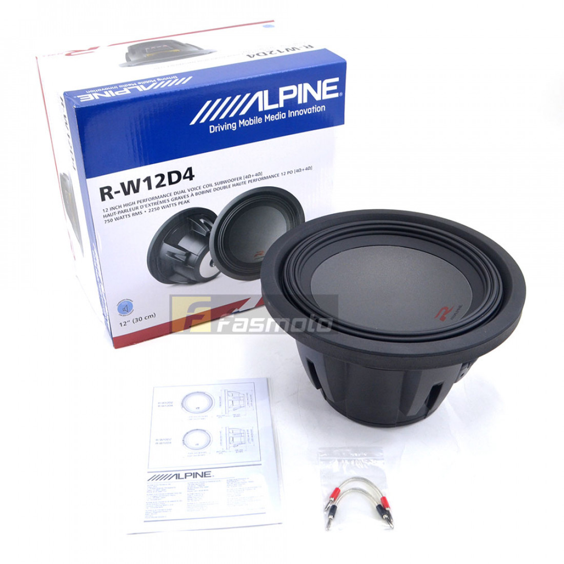 Alpine R-W12D4 R-Series 12 inch Car Subwoofer Malaysia