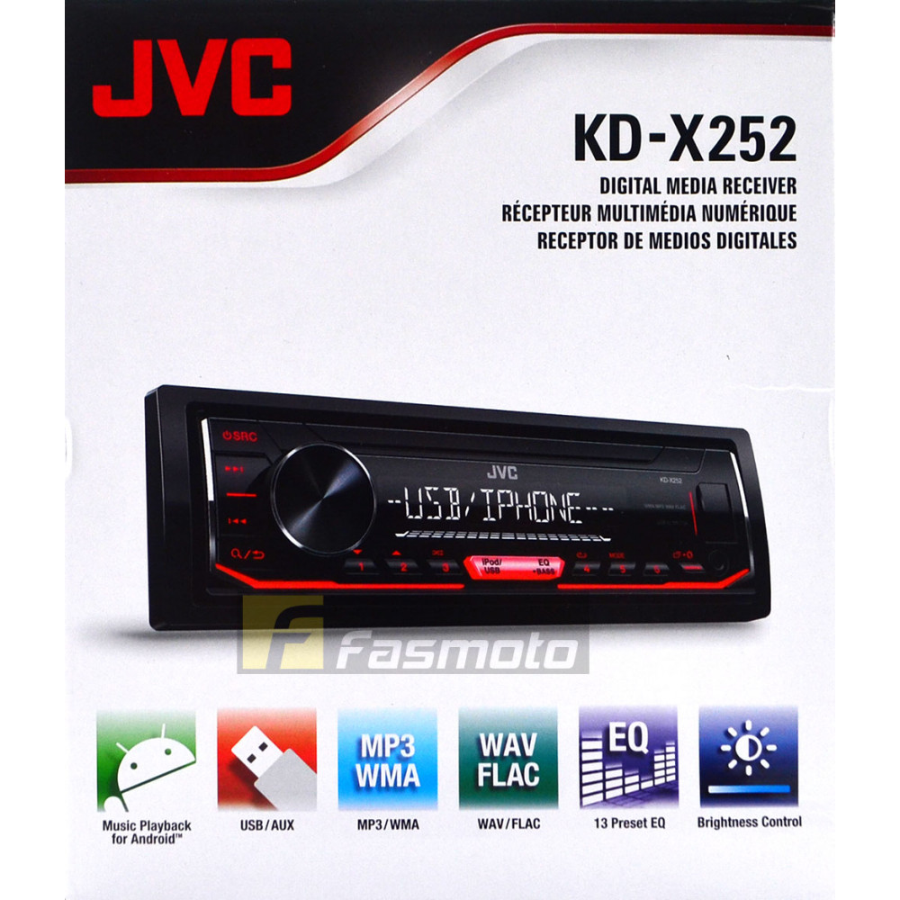 Jvc kd x252 как подключить телефон