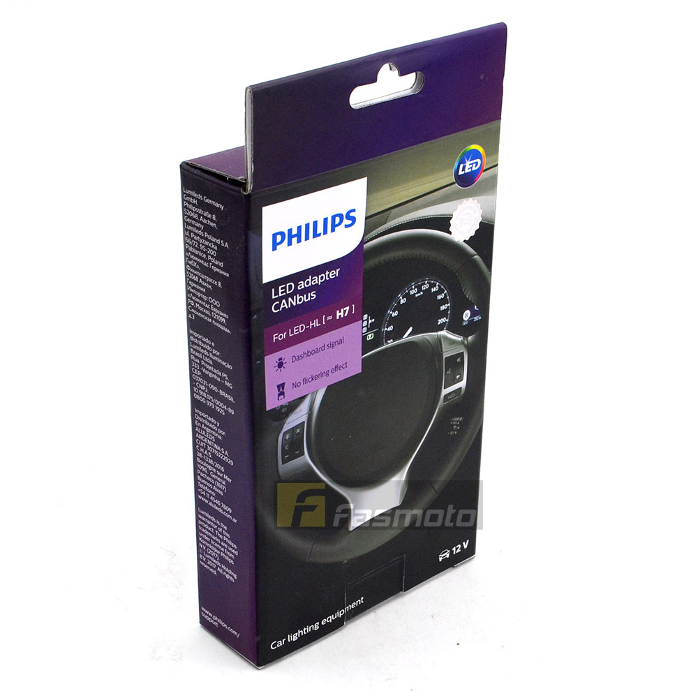 Genuine PHILIPS 18952C2 H7 LED CANbus Adapter Anti-Flicker 12V Twin Pack  Malaysia